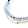 Adjustable Nylon Thread Braided Bead Bracelets BJEW-JB05822-02-2