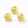 Handmade Porcelain Beads PORC-D001-8mm-16-2