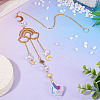 1Pc Faceted Glass Sun Catcher Pendant Decorations AJEW-TA0002-91-3