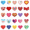50Pcs 25 Styles PVC Plastic Cabochons FIND-CJ0002-94-1