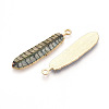 Rack Plating Alloy Pendants FIND-H043-02LG-09-1-2