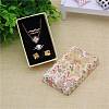 Flower Pattern Cardboard Jewelry Packaging Box X2-CBOX-L007-003C-3