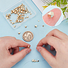 100Pcs 4 Styles Brass Spacer Beads KK-WR0001-52-3