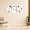 Rectangle Paper Hanging Painting HJEW-WH0034-018-4