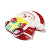 Christmas Theme Opaque Resin Cabochons RESI-F053-A03-2