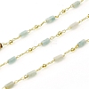 Handmade Natural Amazonite Beaded Chains CHC-E021-01C-4