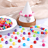 400Pcs Acrylic European Beads MACR-SP0001-02-4
