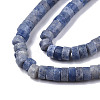 Dyed & Heated Natural Blue Aventurine Beads Strands G-N326-146-B01-3