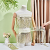 Polyester Fringe Lace Trim DIY-WH0671-008A-3