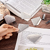 Glitter Imitation Leather Book Corner Protectors AJEW-TAC0038-03A-5