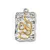 304 Stainless Steel Pendants STAS-OY002-71G-1