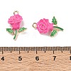 Alloy Enamel Pendants AL-CBA1C50-03G-03-3