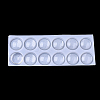 Transparent Glass Cabochons GGLA-R026-18mm-B-6