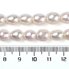 Natural Cultured Freshwater Pearl Beads Strands PEAR-U001-01B-5