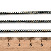 Electroplate Glass Beads Strands GL-CBAA615-01B-4
