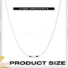 1Pc Rice Natural Pearl & Glass Seed Beaded Necklaces for Women NJEW-LP0007-01B-2