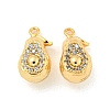 Brass Micro Pave Cubic Zirconia Pendants KK-K369-01G-03-1