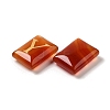 26Pcs Natural Carnelian Healing Rectangle with Letter A~Z Display Decorations G-K335-07C-2