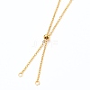 304 Stainless Steel Slider Necklace Making AJEW-JB00776-02-2