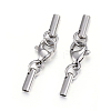 Tarnish Resistant 304 Stainless Steel Lobster Claw Clasps X-STAS-P146-A10-2.0mm-1