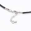 Natural Lava Rock Beaded Necklaces NJEW-I236-08-5