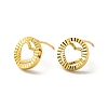 Rack Plating Brass Hollow Out Heart Stud Earrings for Women EJEW-F288-19-2