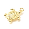 Brass Micro Pave Cubic Zirconia Pendants LS-KK-Q040-02F-G-2