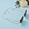 Star &  Moon Eyeglasses Chains X-AJEW-EH00084-5