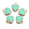 Alloy Enamel Charms ENAM-S121-041E-1