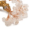 Natural Quartz Crystal Chips Money Tree Decorations DJEW-P018-01E-2