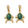 Synthetic Malachite Pendants STAS-L309-03G-1
