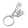 Valentine's Day Theme Alloy Keychains KEYC-JKC01052-04-4