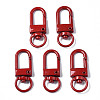 Spray Painted Eco-Friendly Alloy Swivel Snap Hooks Clasps PALLOY-T080-02G-NR-1