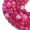 Natural Agate(Dyed & Heated) Beads Strands G-K425-B07-01-3