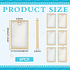 6Pcs Natural Freshwater Shell Pendants BSHE-BC0001-20B-2