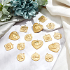 30Pcs 3 Style Brass Pendants KK-DC0001-56-5