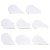 8Pcs 8 Styles Acrylic Clay Wedging Board DIY-FG0008-21-1