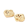 Brass Micro Pave Cubic Zirconia Pendants KK-D106-04G-3