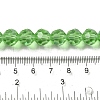 Electroplate Transparent Glass Beads Strands EGLA-A035-T10mm-L09-4