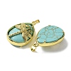 Synthetic Turquoise Pendants G-G900-01G-31-2