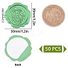 CRASPIRE Adhesive Wax Seal Stickers DIY-CP0008-18T-2