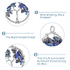 HOBBIESAY 10Pcs 10 Styles Natural & Synthetic Mixed Gemstone Chip Pendants G-HY0001-19-4