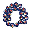 Christmas Handmade Lampwork Enamel Beads LAMP-C020-03F-1