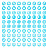 100Pcs 5 Styles Transparent Acrylic Beads TACR-TA0001-54C-1
