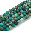 Dyed Natural Regalite/Imperial Jasper/Sea Sediment Jasper Beads Strands G-B124-C04-07-1