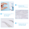 160Pcs 4 Style Plastic Tweezer Protective Covers TOOL-FH0001-53-4