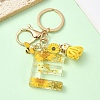 Resin & Alloy Enamel Keychain KEYC-YW00134-05-1