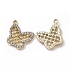 Alloy Crystal Rhinestone Pendants ALRI-H004-47LG-1