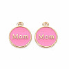 Mother's Day Alloy Enamel Charms ENAM-T016-11D-RS-2