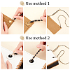 Braided PU Leather & Iron Chain Bag Handles FIND-WH0143-21KCG-01-4
